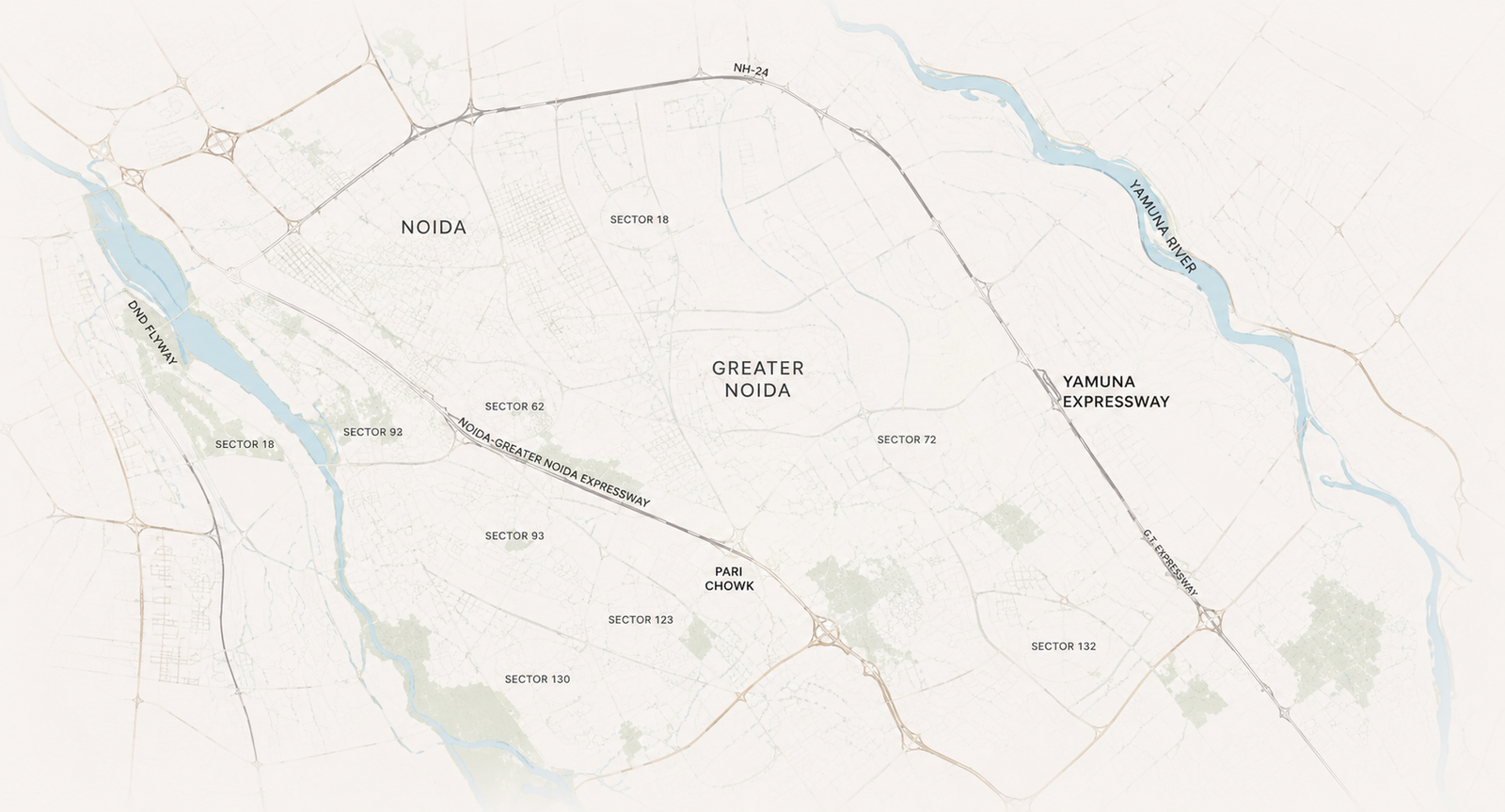 Project locations map